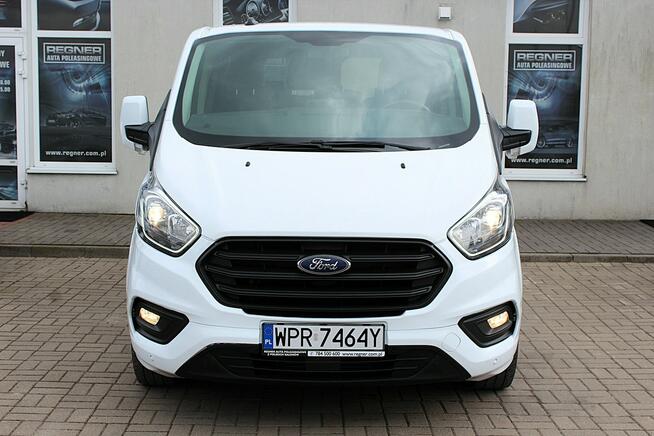 Ford Transit Custom Long 9-osobowy SalonPL FV23% Nowy Rozrząd Android Tempomat