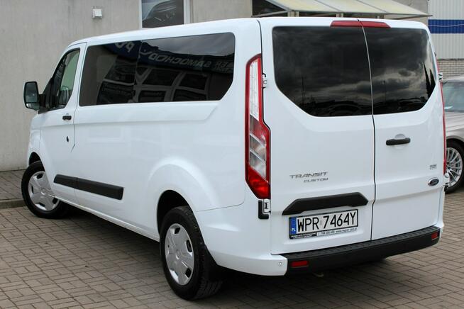 Ford Transit Custom Long 9-osobowy SalonPL FV23% Nowy Rozrząd Android Tempomat