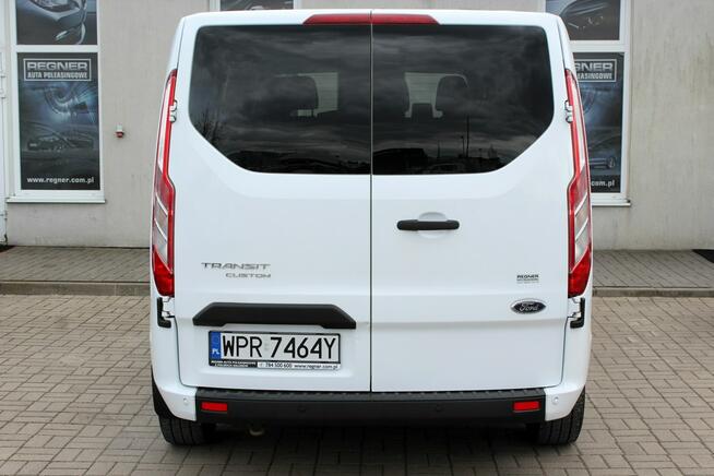 Ford Transit Custom Long 9-osobowy SalonPL FV23% Nowy Rozrząd Android Tempomat