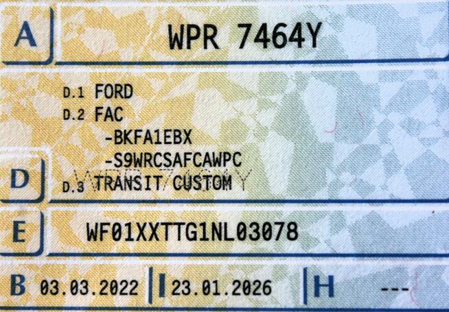 Ford Transit Custom Long 9-osobowy SalonPL FV23% Nowy Rozrząd Android Tempomat