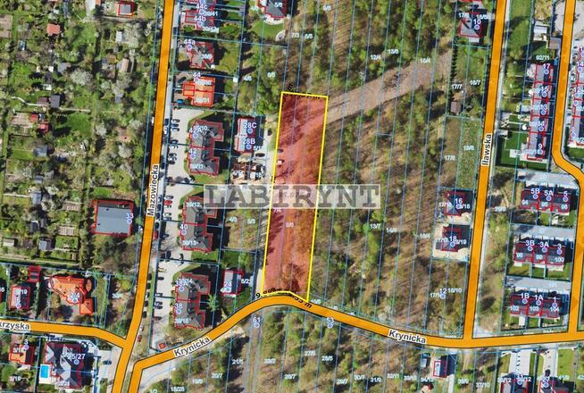 Parkitka, Krynicka, 3578m2, szerokość 28m lub 39m