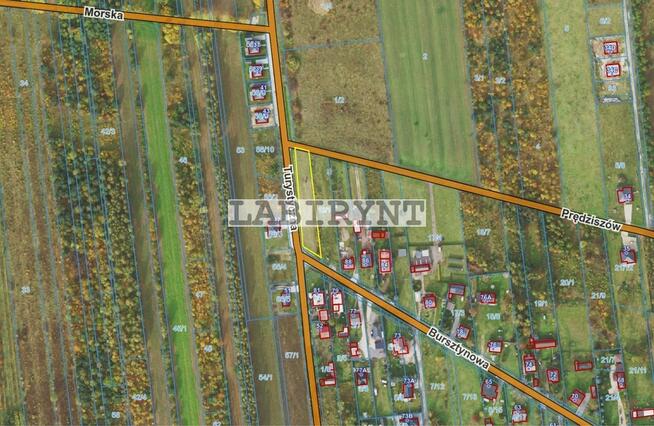 Mirów, działka budowlana, narożna, 1400m2, media