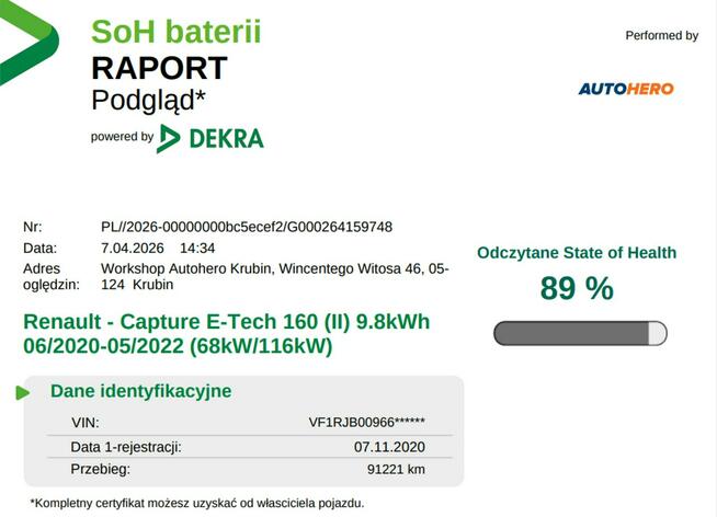 Renault Captur INTENS hybryda automat navi kamera tempomat FullLED półskóra