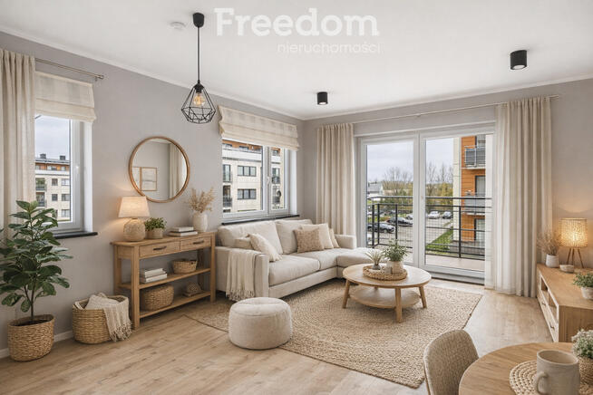 Komfortowe 3 pok. Juszkowo gotowe do zamieszkania