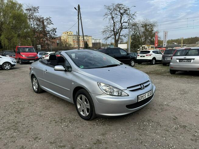 Peugeot 307 CC 1.6i-16V-109km-2-Właściciel-Klimatonik-PDC-Komputer-Stan bardzo dobry
