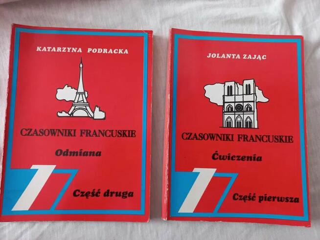 3 Ksiazki do Francuskiego slownik przyimkow +czasowniki fran