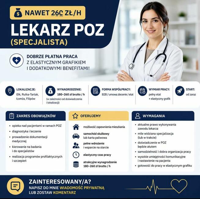 Lekarz POZ specjalista