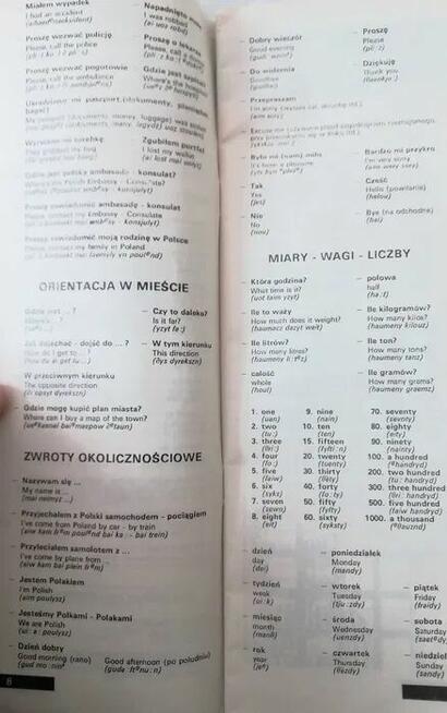 ROZMOWKI W 6 JEZYKACH (ang fran niemi szwecki hiszpanskie wl