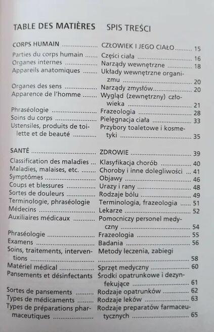 FRANCUSKO polski słownik TEMATYCZNY do nauki