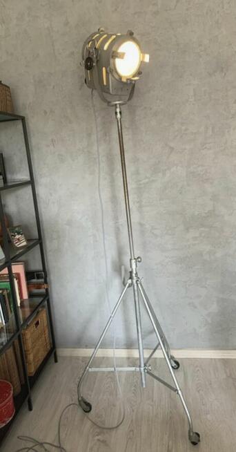 Lampa teatralna PRL lata 50-60 loft vintage