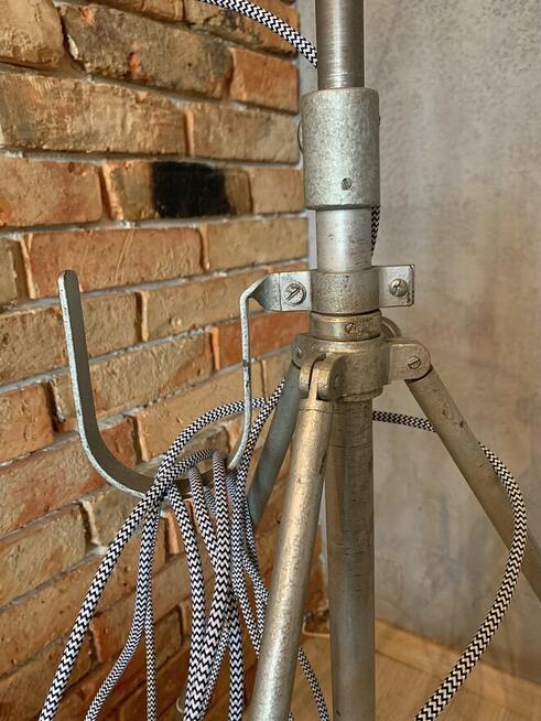 Lampa teatralna PRL lata 50-60 loft vintage