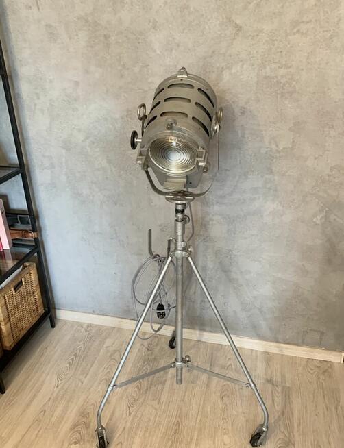 Lampa teatralna PRL lata 50-60 loft vintage