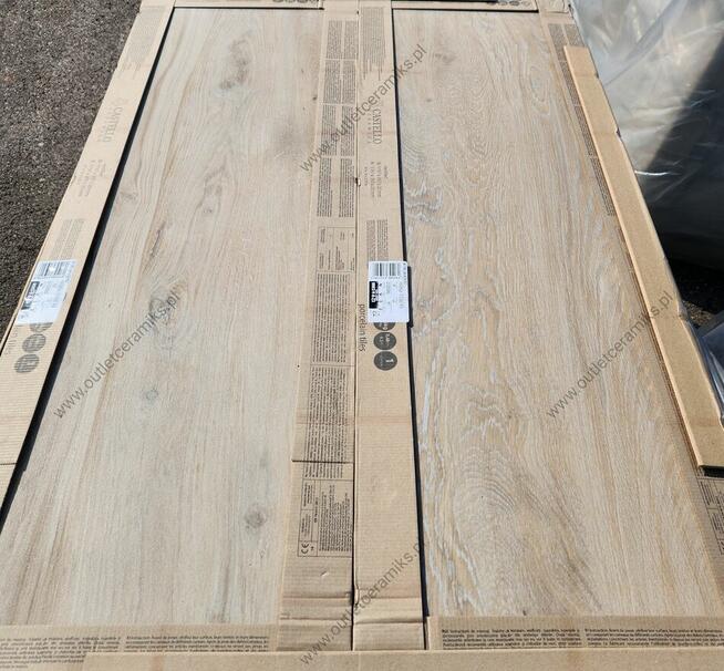 Płyty drewnopodobne tarasowe wzór deski 120x40 beige gat.1