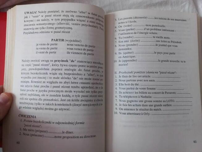 3 Ksiazki do Francuskiego slownik przyimkow +czasowniki fran