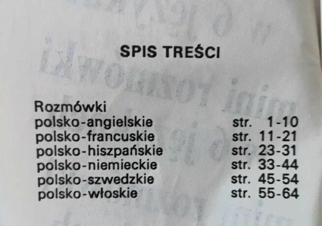ROZMOWKI W 6 JEZYKACH (ang fran niemi szwecki hiszpanskie wl