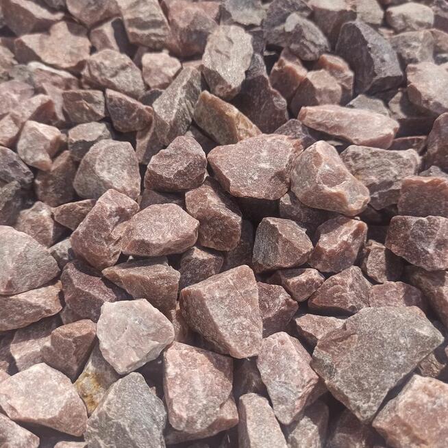Grys czerwony Kwarcowy kamień czerwony brązowy Thasos Kostka