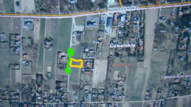 działka budowlana 11,5 a szerokie