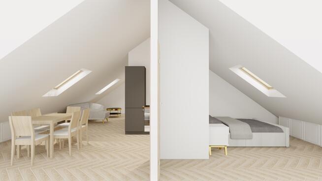 Poddasze | Do podziału na 2 mieszkania | bezpośred