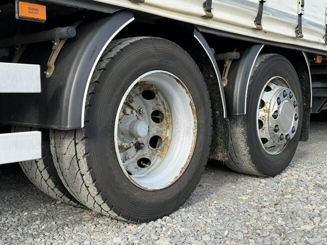 Scania R410 bez EGR Zabudowy Wecon 120m Dach Podnoszony Zestaw Tandem 120m Firana Ład. 14265kg+1250