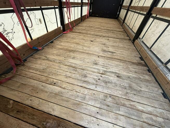 Scania R410 bez EGR Zabudowy Wecon 120m Dach Podnoszony Zestaw Tandem 120m Firana Ład. 14265kg+1250