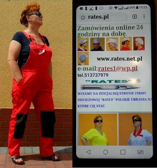 Odzież robocza firmy Rates Producent www.rates.pl
