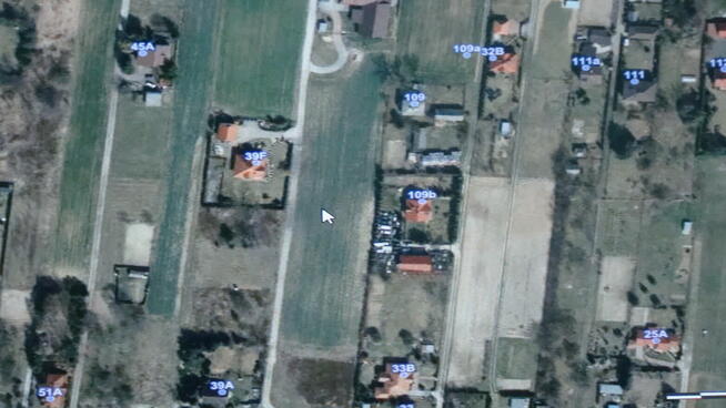 działka budowlana 11,5 a szerokie