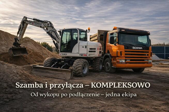 ROBOTY ZIEMNE, WYKOPY + INSTALACJE WOD-KAN – ŚWIĘTOKRZYSKIE