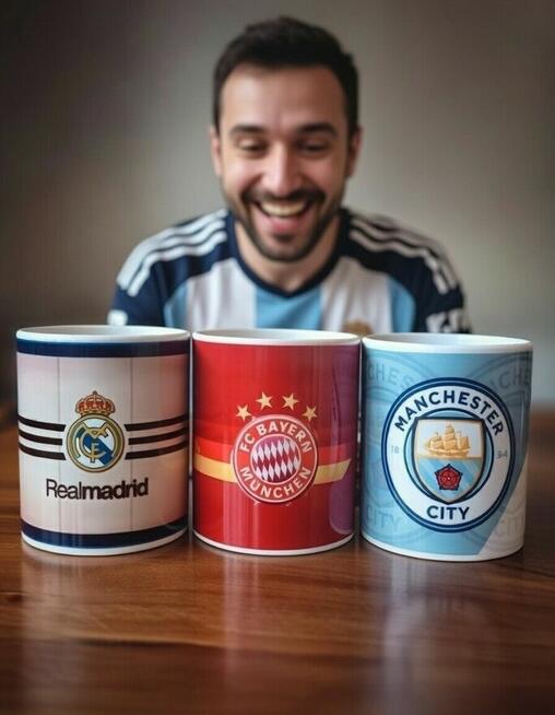 Real Madryt FC Bayern Monachium Manchester City zestaw preze