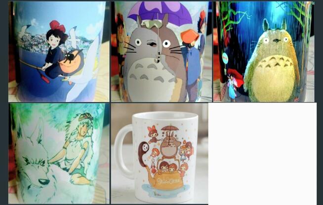 Zestaw prezentowy Studio Ghibli 5 kubkow Totoro manga anime