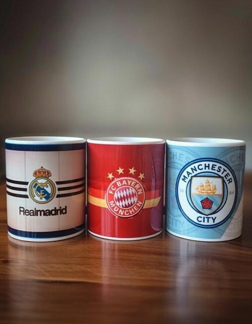 Real Madryt FC Bayern Monachium Manchester City zestaw preze