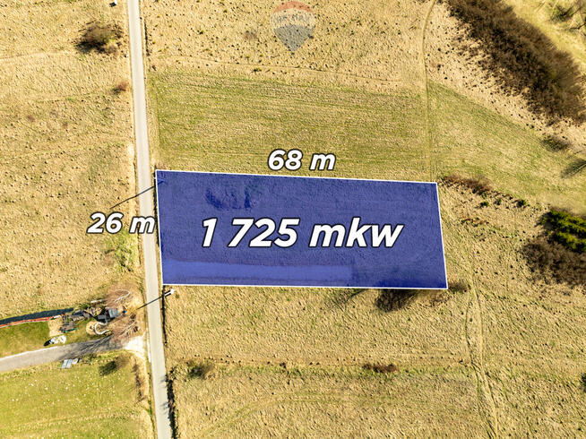 Widokowa działka budowlana – Szlembark 1725 m²