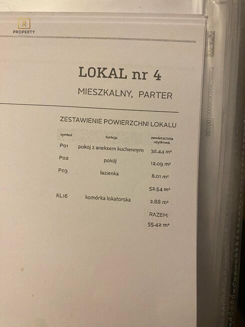 Mieszkanie | 52,54m2 | 2 pokoje | Ogródek