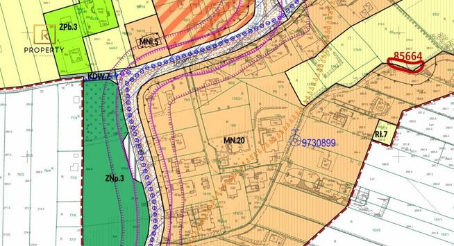 Działka | 13,49 a | Wola Justowska | Media
