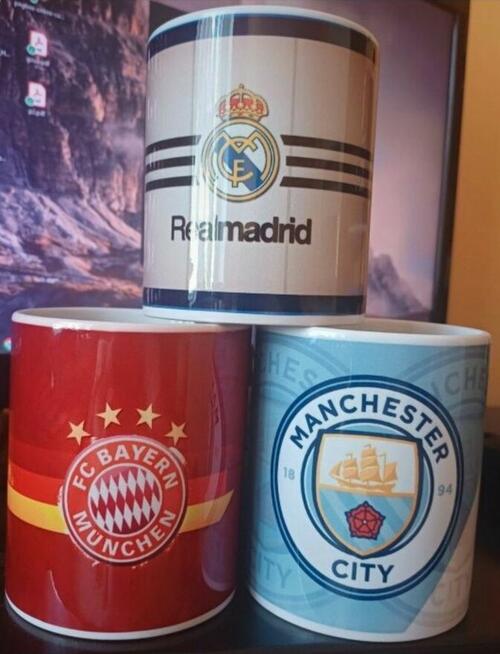 Real Madryt FC Bayern Monachium Manchester City zestaw preze
