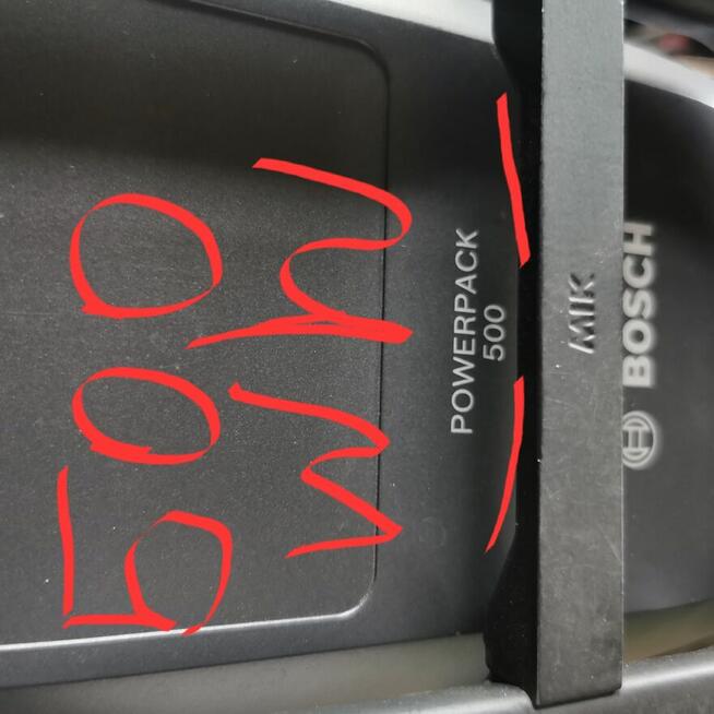 Bateria BOSCH Powerpack 500 Wh na bagażnik