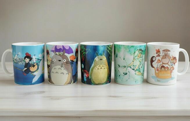 Zestaw prezentowy Studio Ghibli 5 kubkow Totoro manga anime