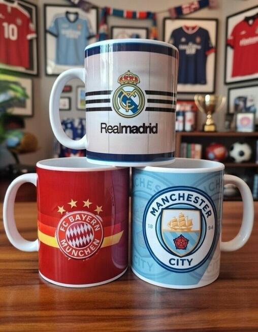Real Madryt FC Bayern Monachium Manchester City zestaw preze