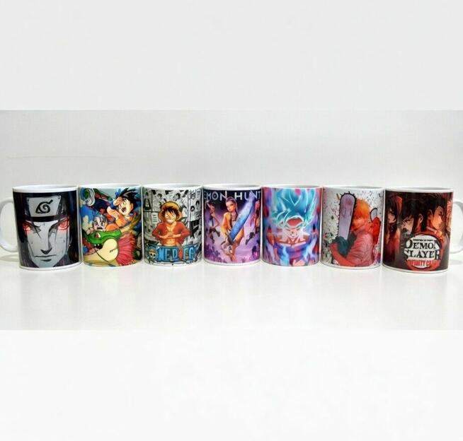 Zestaw prezentowy dla fana manga anime 7 kubkow Dragon Slaye