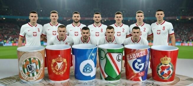 Zestaw prezentowy dla kibica Ekstraklasa 6 kubków dla niego