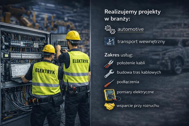 Elektryk, elektromechanik, elektromonter.