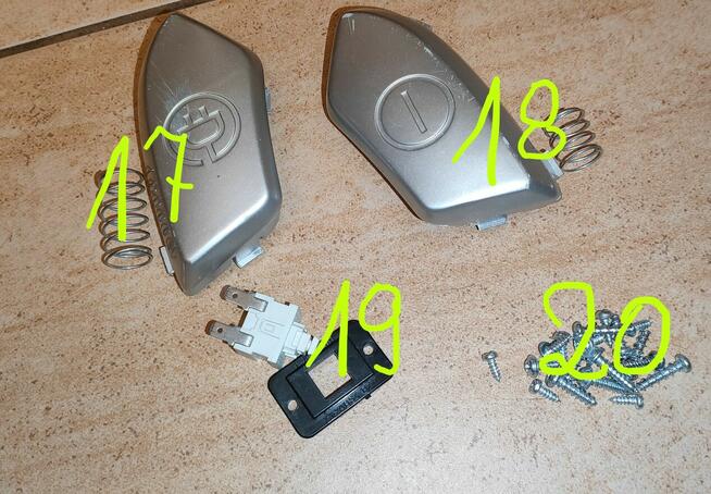 Electrolux EasyGo VC H4217E typ EEG41IW / CZĘŚCI!!!