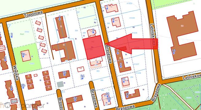 Działka inwestycyjna Mrzeżyno gm. Trzebiatów, Brzozowa