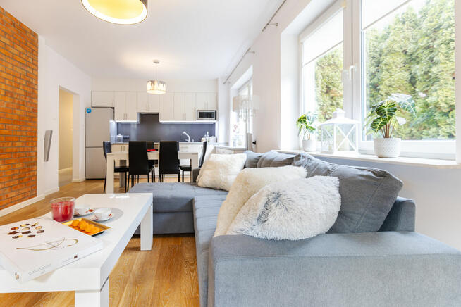 apartament z ogródkiem