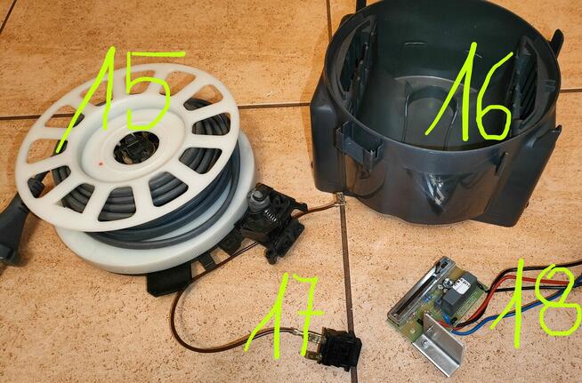 Zelmer Odyssey ZVC305ST 950W-odkurzacz CZĘŚCI !!!
