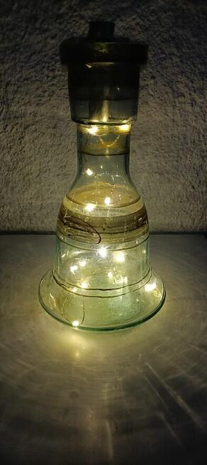 Piękna, unikatowa karafka LED – rzadkość, vintage, dekoracja