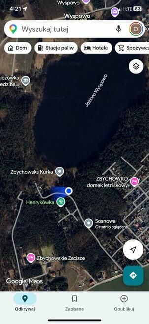 Domek letniskowy Zbychowo