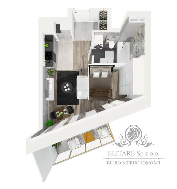 REZERWACJA/Kawalerka 30,50m2 w inwestycji przy Reymonta we Wrocławiu