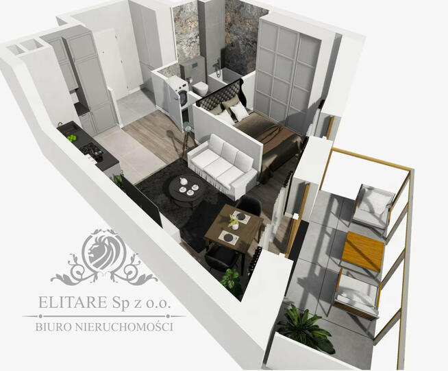 REZERWACJA/Kawalerka 30,50m2 w inwestycji przy Reymonta we Wrocławiu