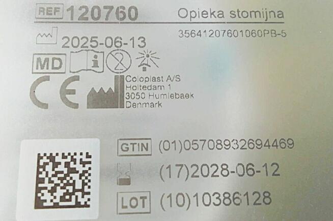 Pierścień uszczelniający paski XL Brava 120760 COLOPLAST DK