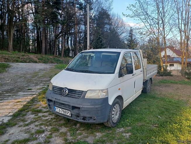VW Transporter T5 2.5TDI, 130 KM, 2004r, doka, 4x4